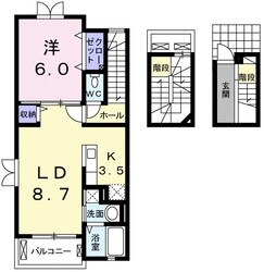 サニーハウスⅡ希央台2番館の物件間取画像